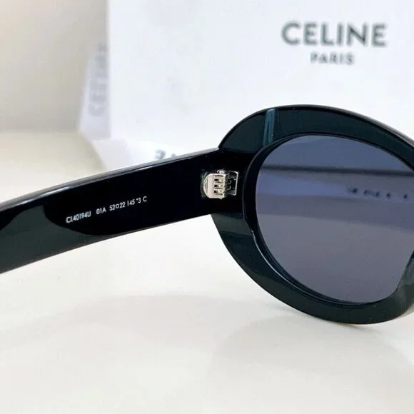 Celine CL40194 Triomphe Oval Women\'s Sunglasses Travel Authentic + Original Box Celine CL40194U Triomphe Oval Women main image 4